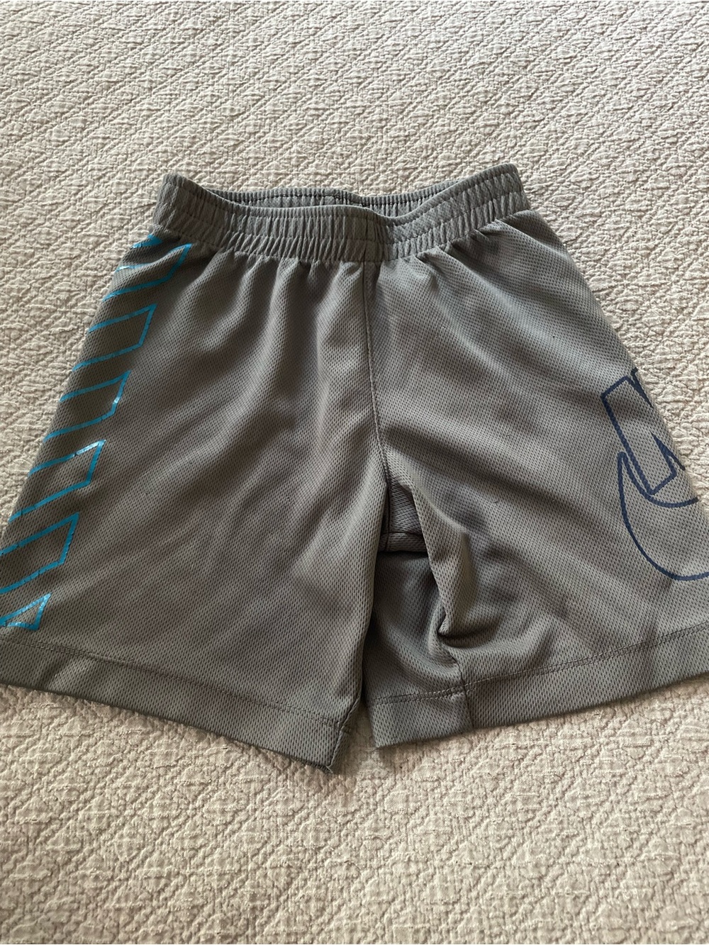 Nike Black Athletic Shorts with White Logo